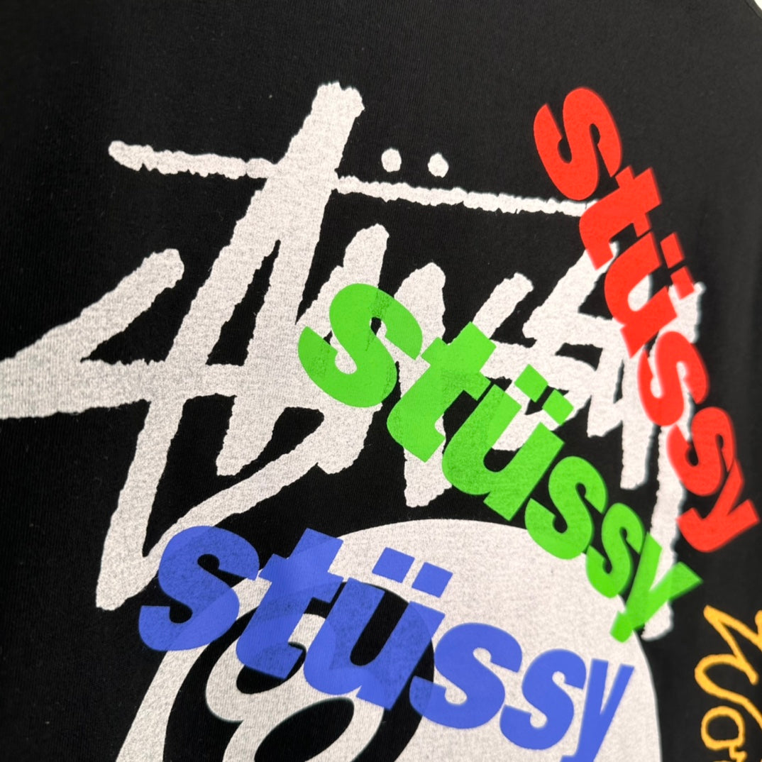Stussy Test Strike Pigment Dyed Tee "Black"