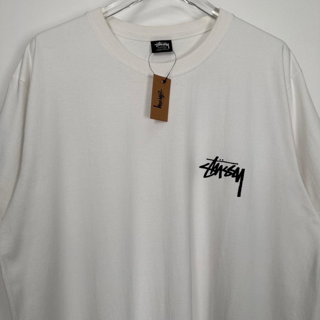 Stussy Plush Tee "White"
