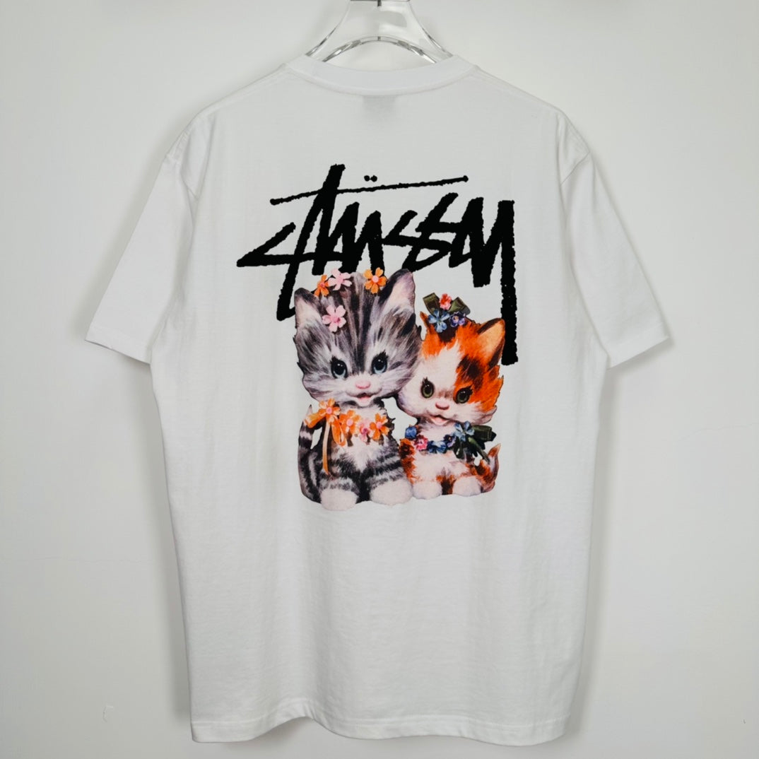 Stussy Kittens Tee "White"
