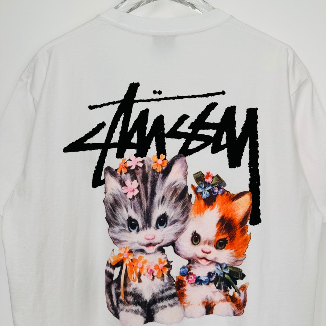 Stussy Kittens Tee "White"