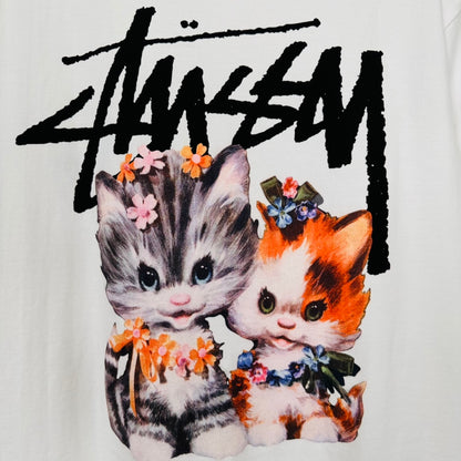 Stussy Kittens Tee "White"