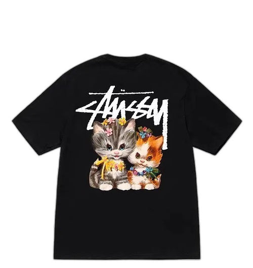 Stussy Kittens Tee "Black"