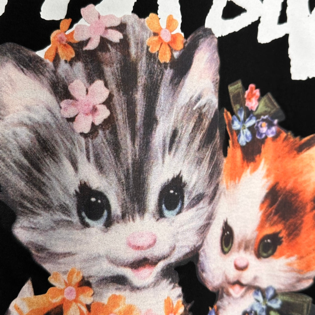 Stussy Kittens Tee "Black"