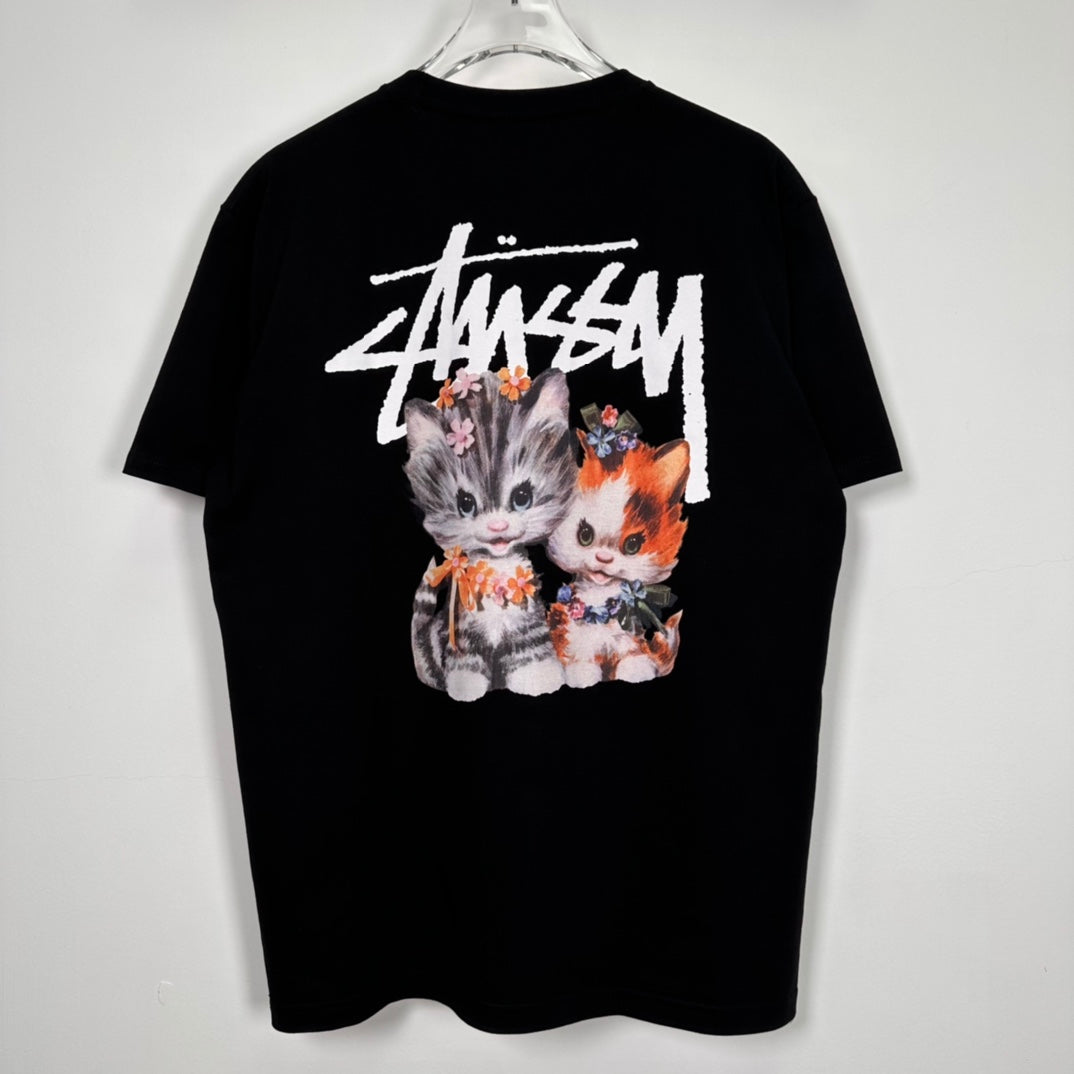 Stussy Kittens Tee "Black"