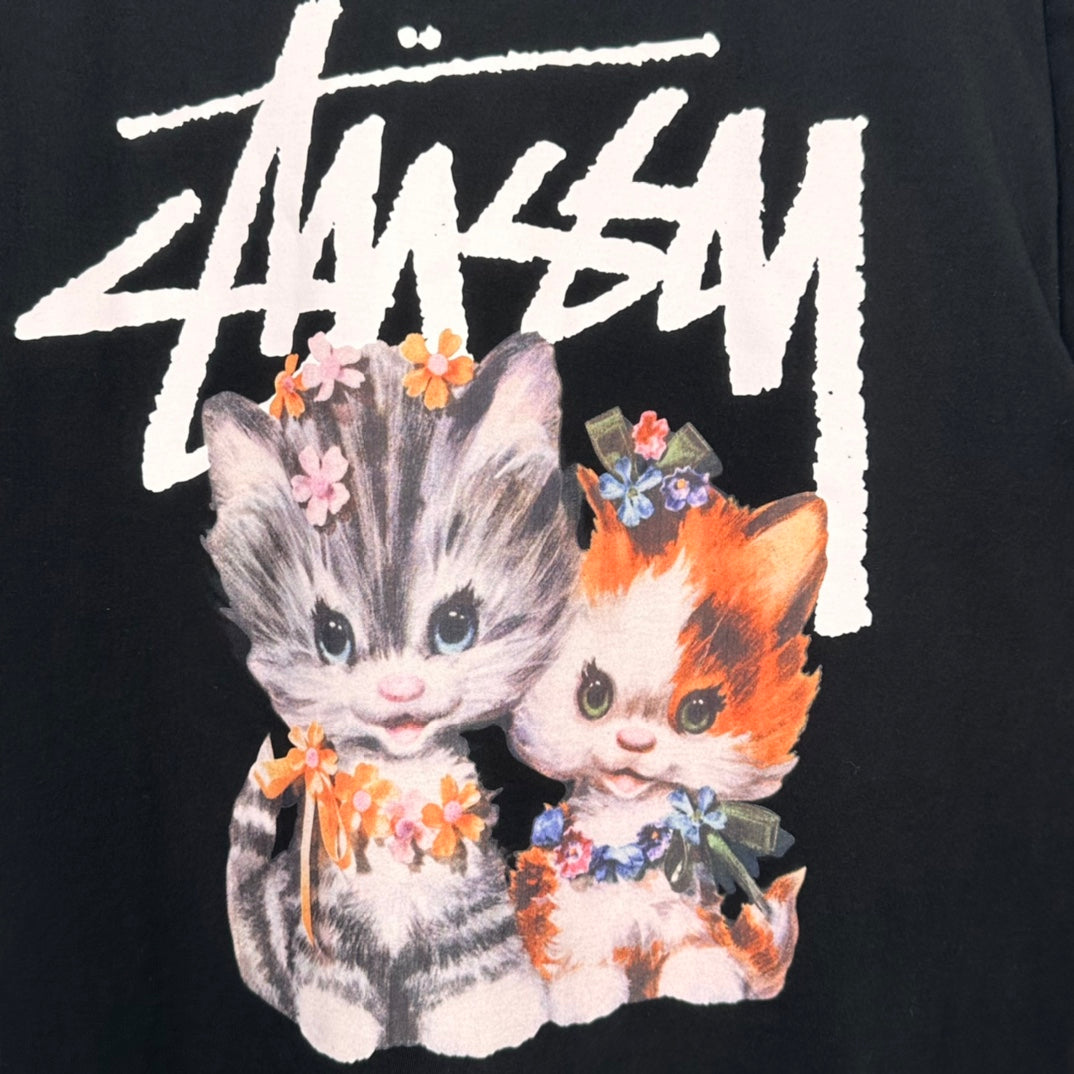 Stussy Kittens Tee "Black"