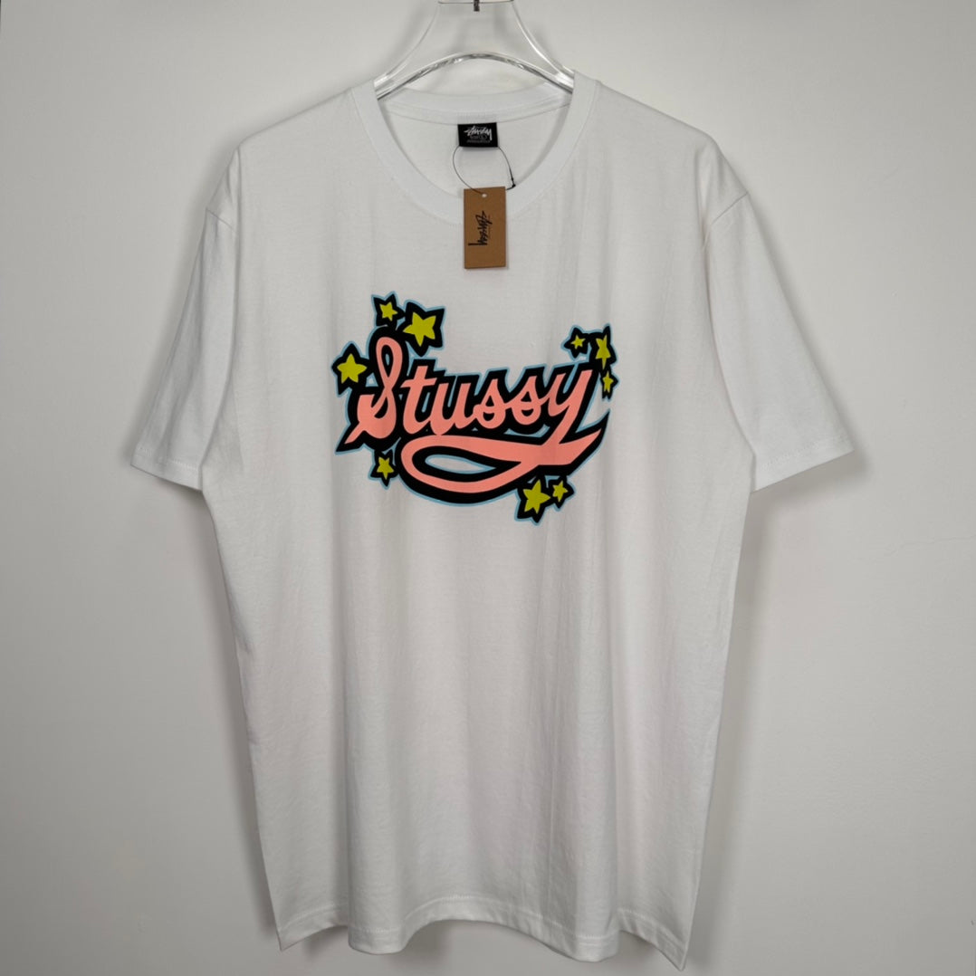 Stussy 23SS STARS TEE "White"