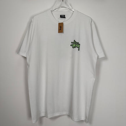 Stussy 23SS CHECKER STOCK TEE  "White"