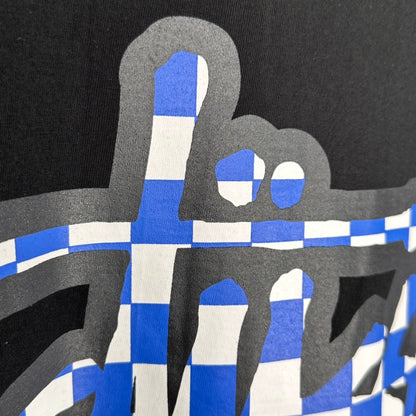 Stussy 23SS CHECKER STOCK TEE "Black"