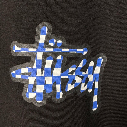 Stussy 23SS CHECKER STOCK TEE "Black"