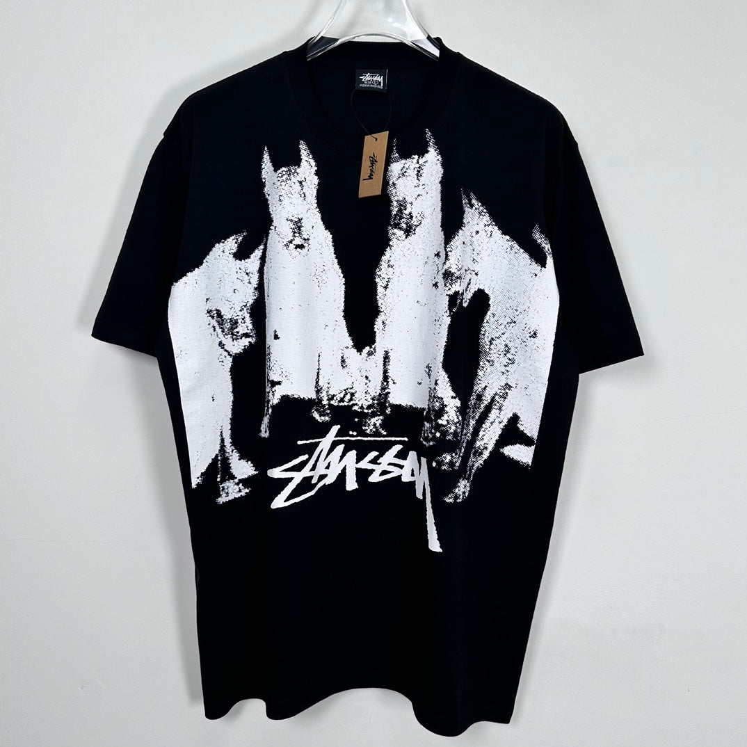 Stussy Doberman Tee Black
