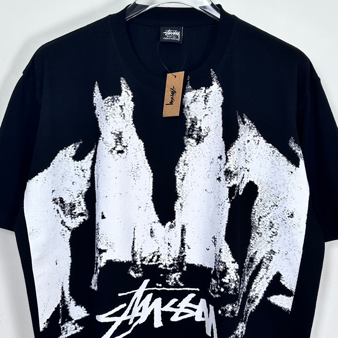 Stussy Doberman Tee Black