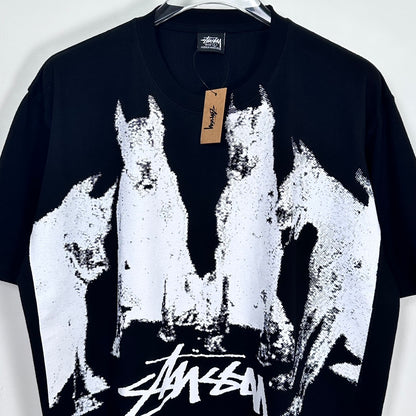 Stussy Doberman Tee Black
