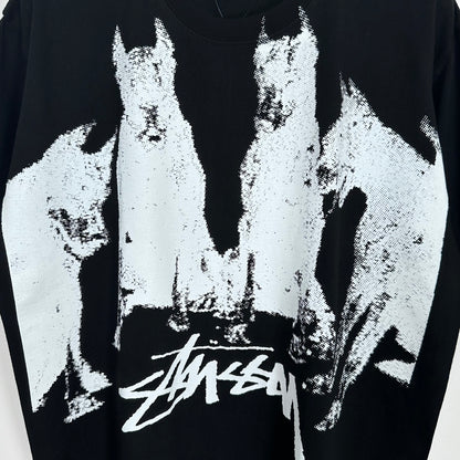 Stussy Doberman Tee Black