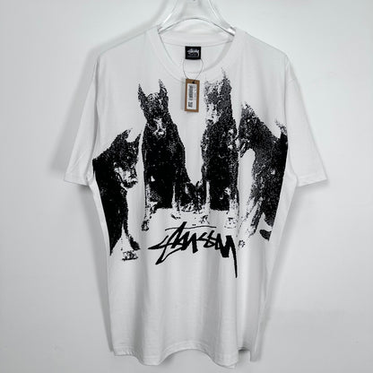 Stussy Doberman Tee White