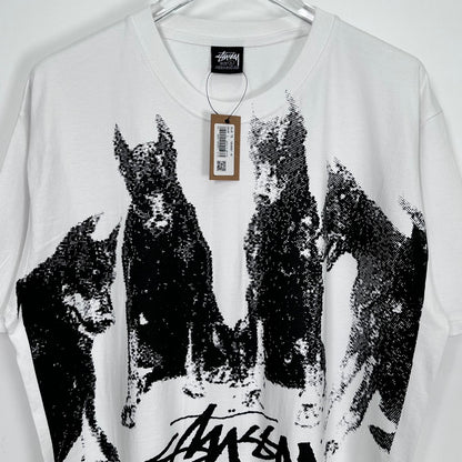 Stussy Doberman Tee White