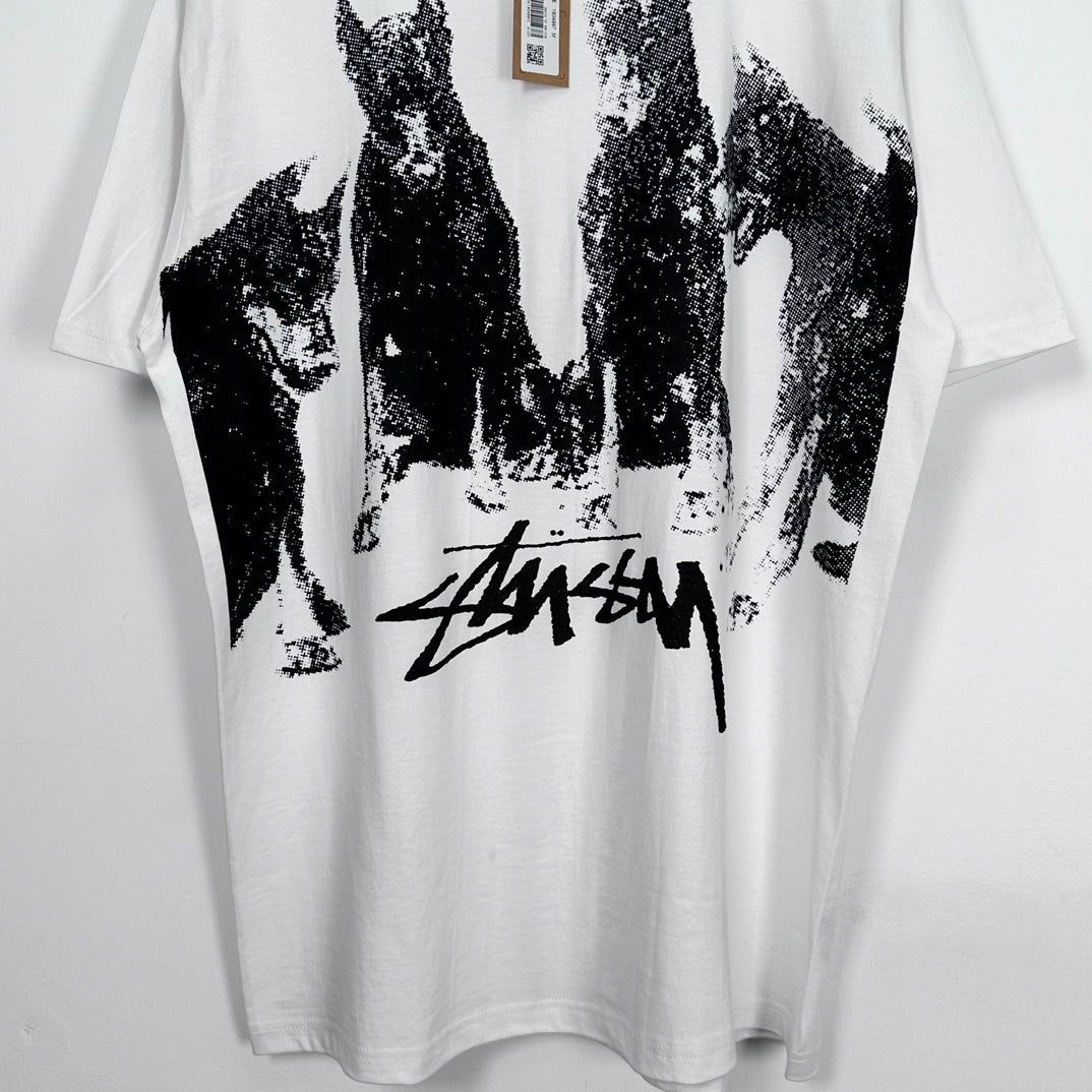 Stussy Doberman Tee White