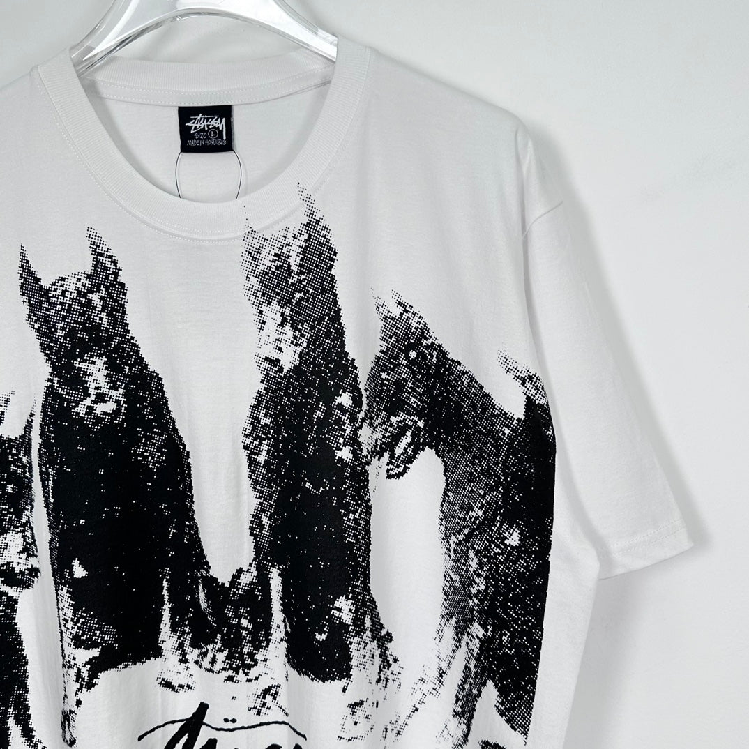 Stussy Doberman Tee White