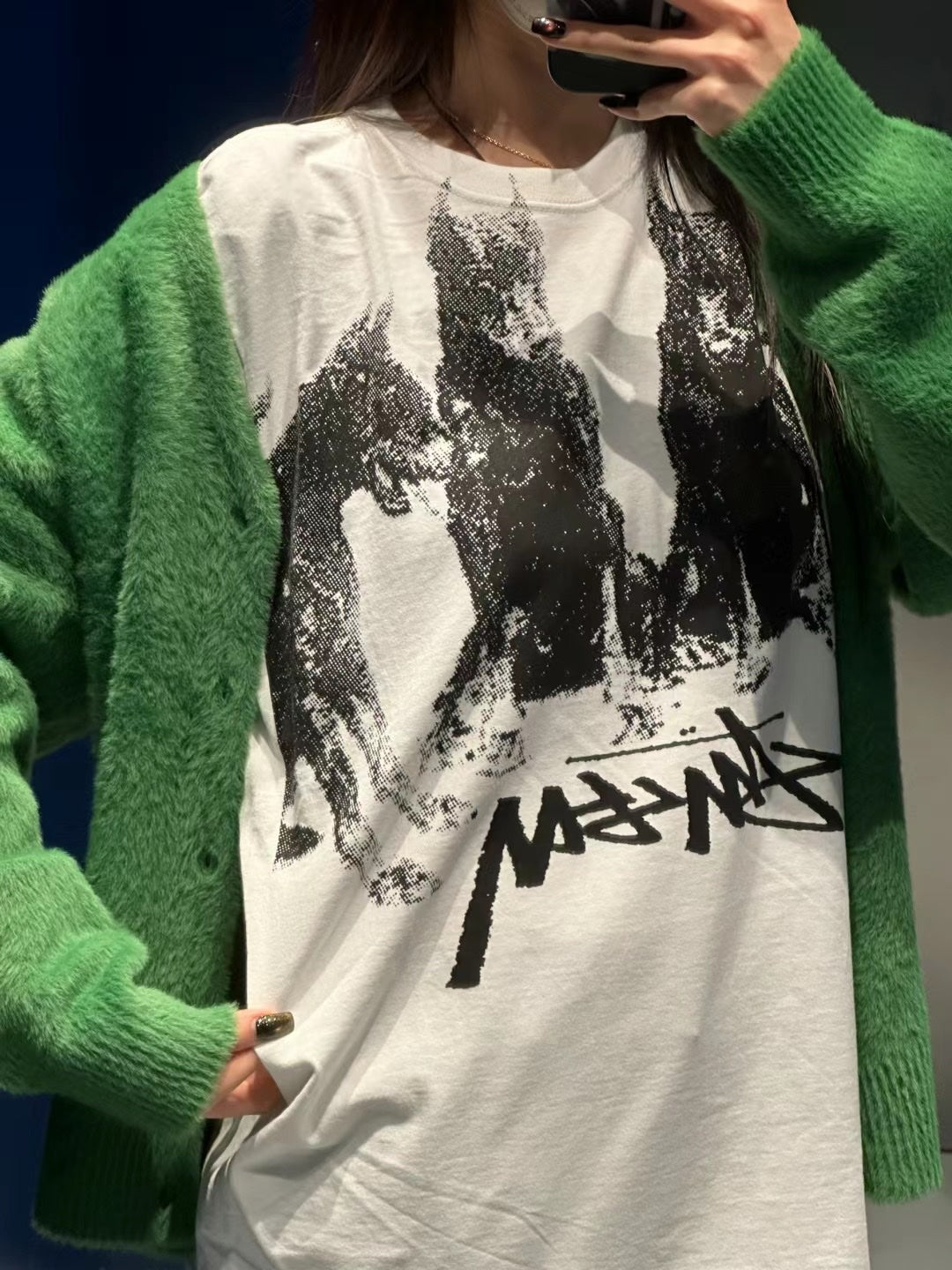 Stussy Doberman Tee White