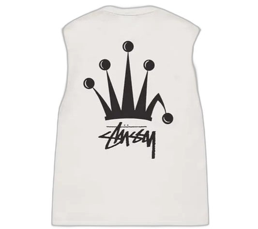 Stussy Regal Crown Tee Pigment Dyed "Natural"