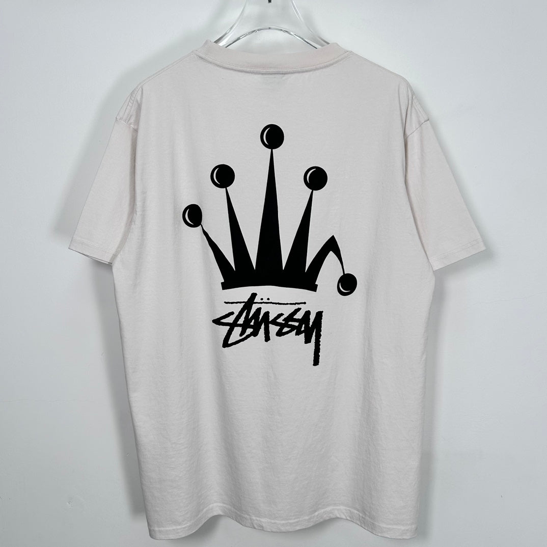 Stussy Regal Crown Tee Pigment Dyed "Natural"