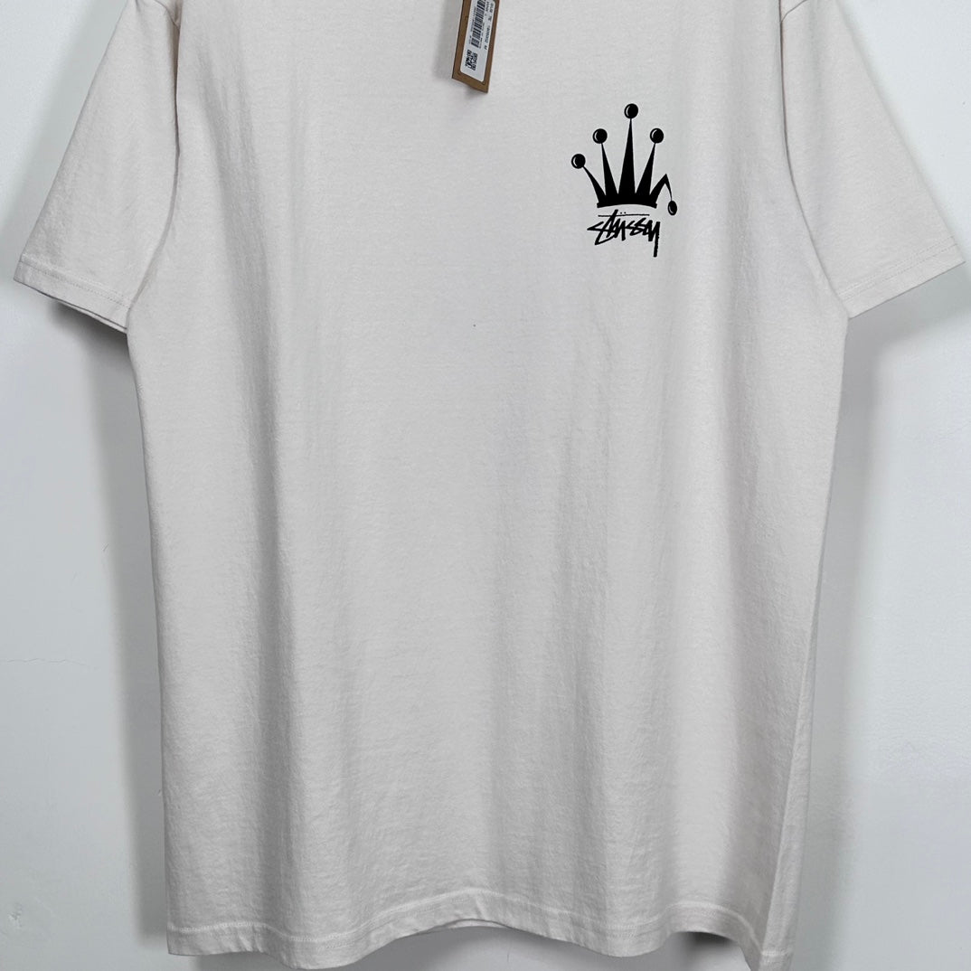Stussy Regal Crown Tee Pigment Dyed "Natural"