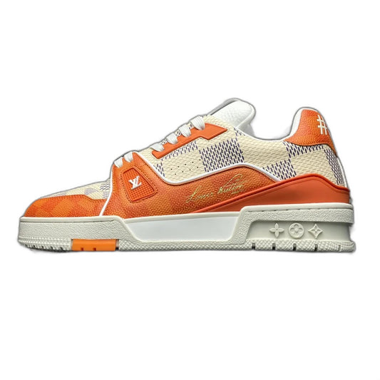 Louis Vuitton Trainer Line Sneaker "WhiteOrange"Green"