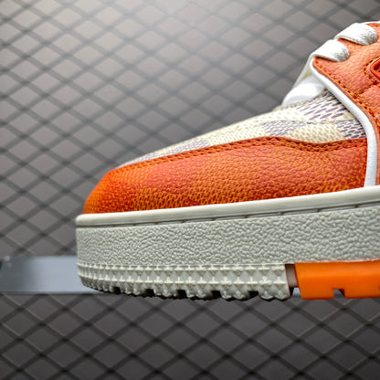 Louis Vuitton Trainer Line Sneaker "WhiteOrange"Green"