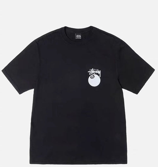 Stussy 8 Ball Pigment Dyed T-Shirt 'Black'
