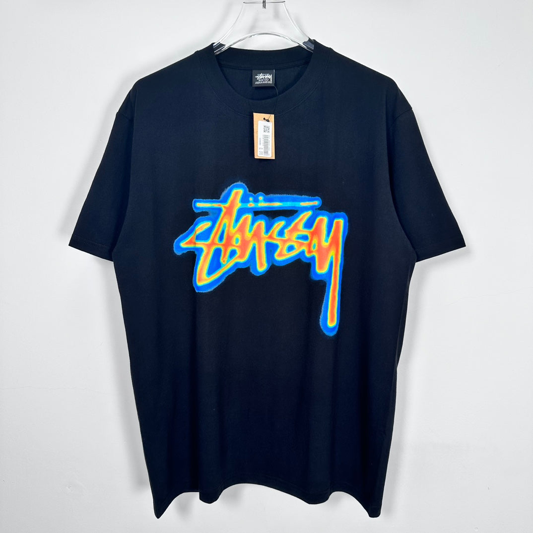 Stussy Thermal Stock Tee Black