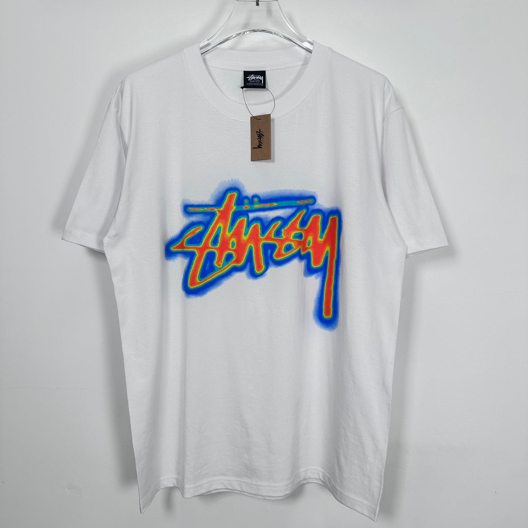 Stussy Thermal Stock Tee White