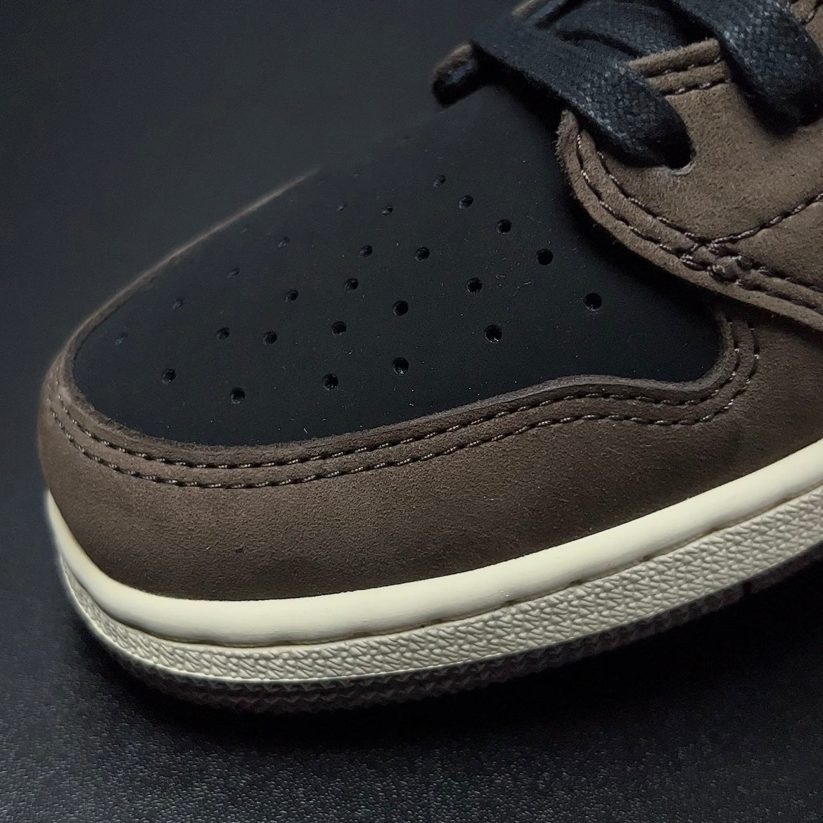 【LJR】Travis Scott × Nike Air Jordan 1 Low OG SP-T "Black/Dark Mocha"LJR