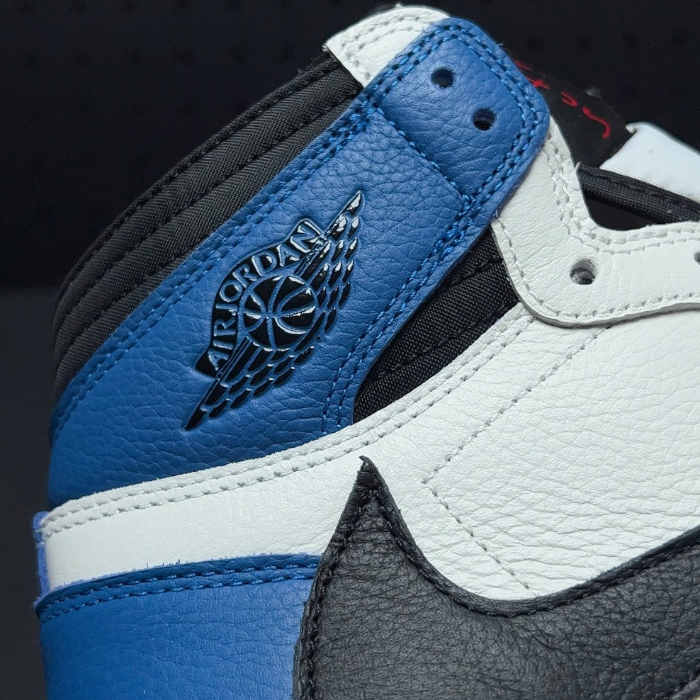 【LJR】Travis Scott × Fragment × Nike Air Jordan 1 Retro High OG SP "Military Blue" LJR