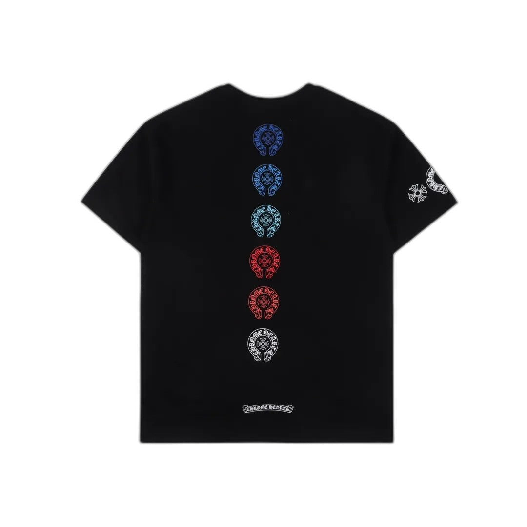 Chrome Hearts Multi Color Horse Shoe T-shirt "Black"