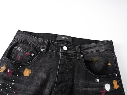 Amiri Men's Black Painter Skinny-Fit Jeans