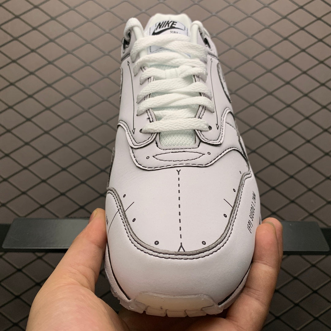 NIKE AIR MAX 1 "TINKER SCHEMATIC WHITE"