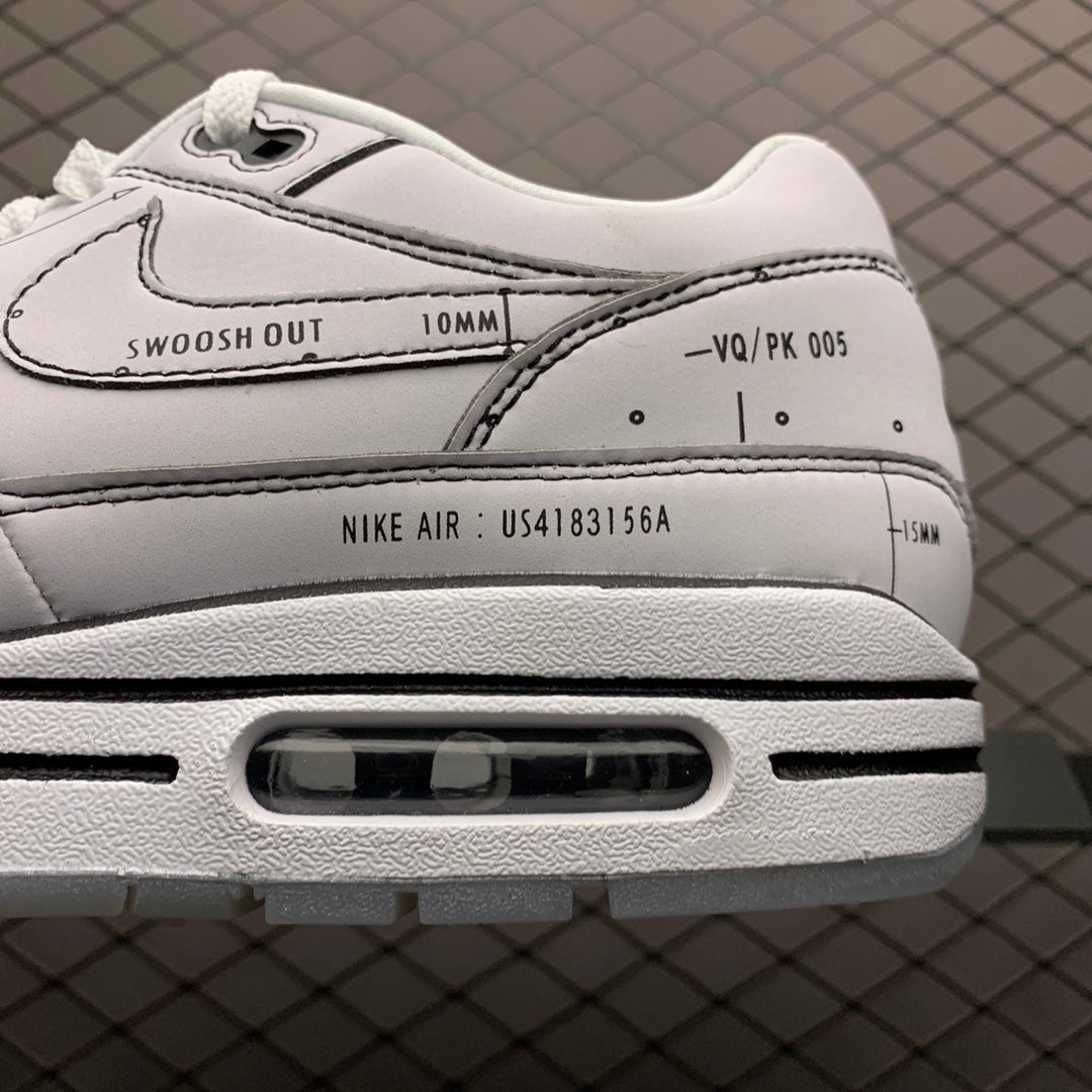 NIKE AIR MAX 1 "TINKER SCHEMATIC WHITE"