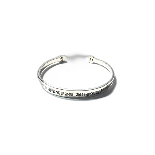 Chrome hearts scroll letter bracelet