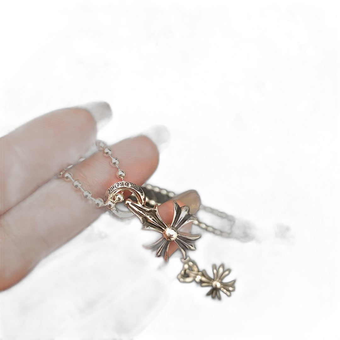 Chrome Hearts Short Cross Necklace