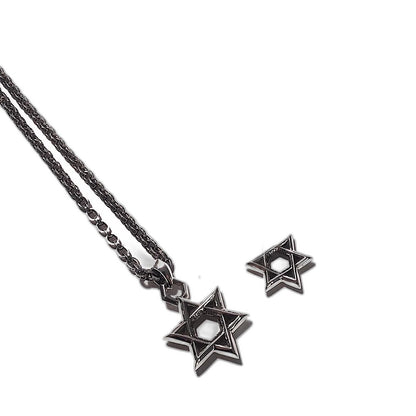 Chrome Hearts Six-pointed Star Necklace