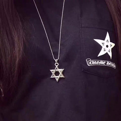 Chrome Hearts Six-pointed Star Necklace