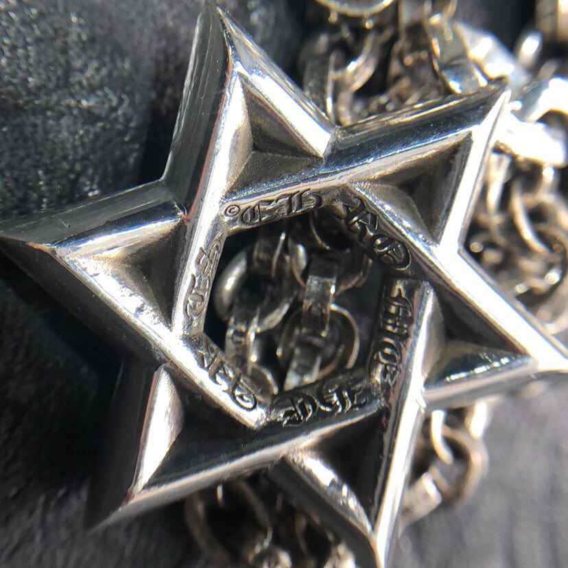 Chrome Hearts Six-pointed Star Necklace