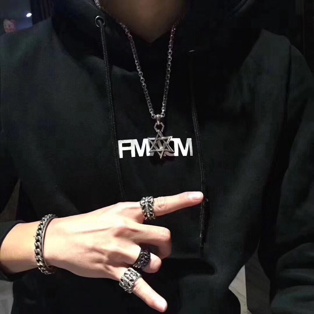 Chrome Hearts Six-pointed Star Necklace