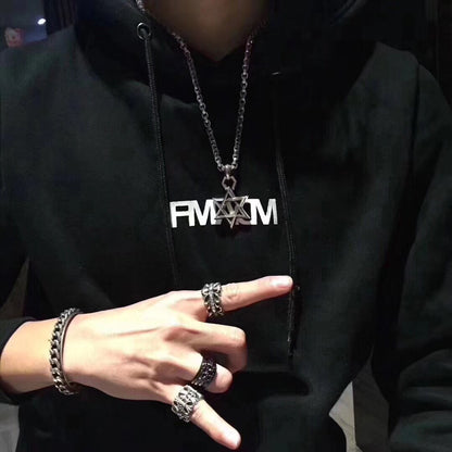 Chrome Hearts Six-pointed Star Necklace
