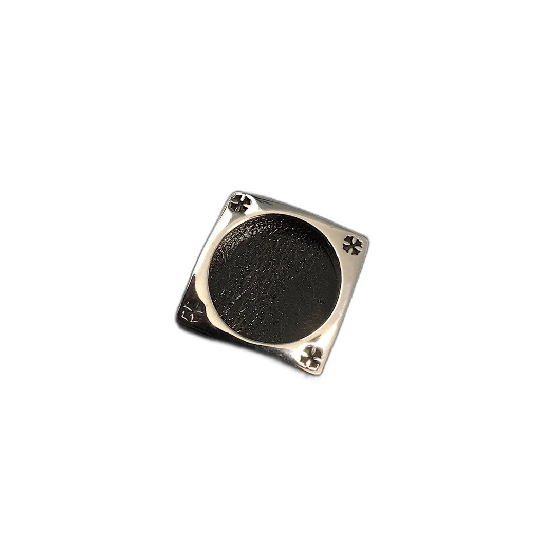 CHROME HEARTS KH square four-cross commandment finge