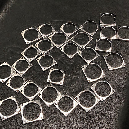 CHROME HEARTS KH square four-cross commandment finge