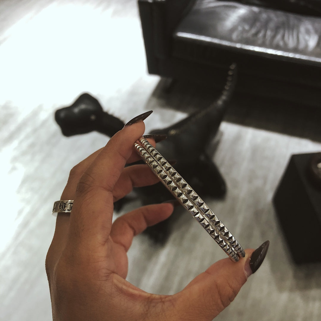 Chrome hearts rivet bracelet ring