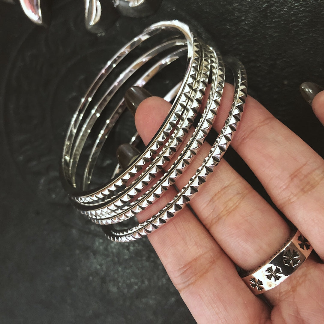 Chrome hearts rivet bracelet ring