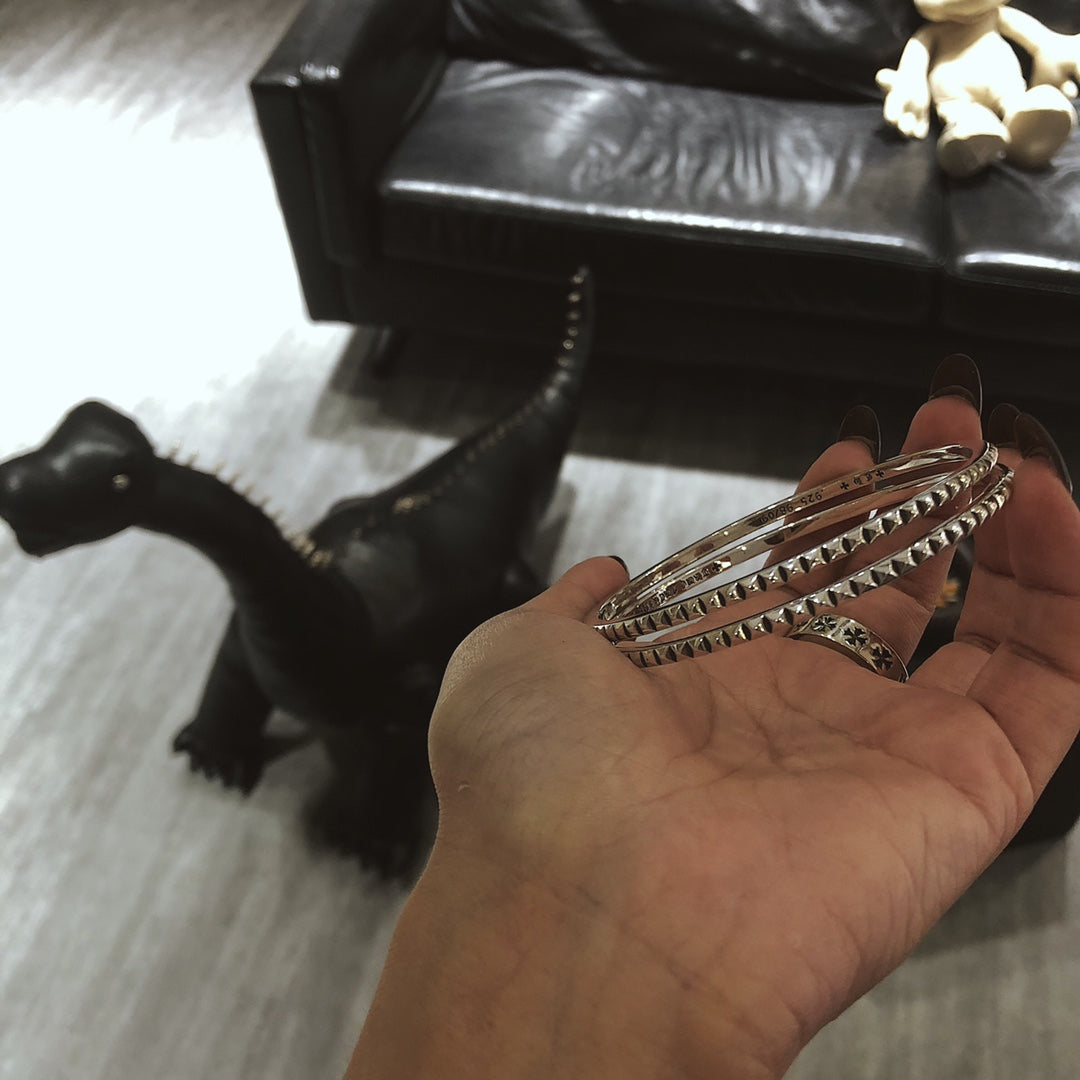 Chrome hearts rivet bracelet ring