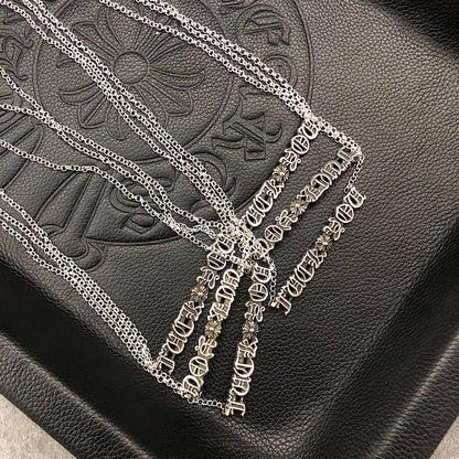 Chrome hearts FK clavicle necklace