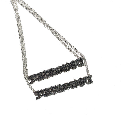 Chrome hearts FK clavicle necklace